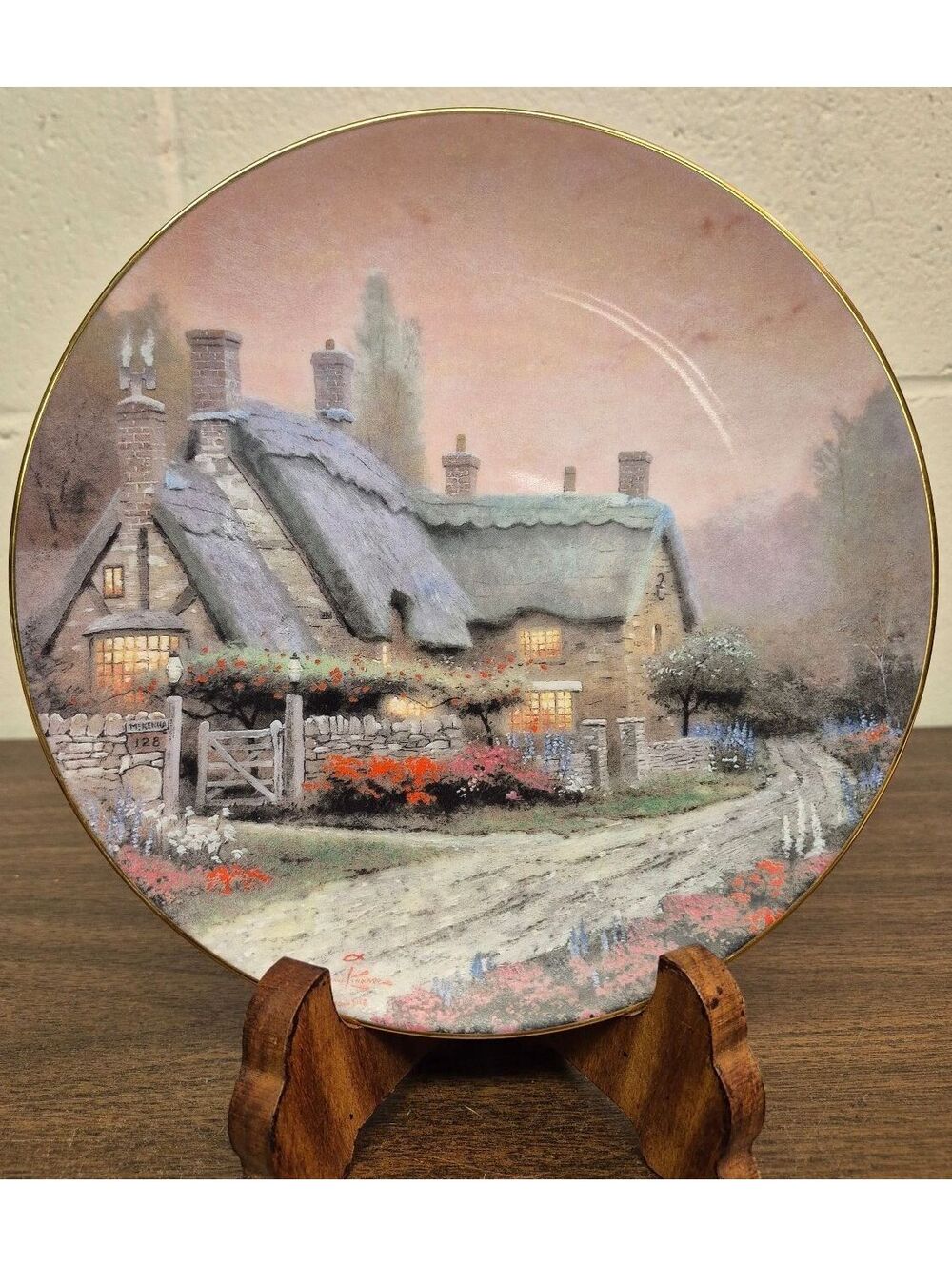 1992 Limited Edition Collector's Plate - McKenna's Cottage by Thomas Kinkade